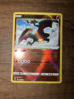 Pokemon TCG Radiant Charizard Crown Zenith Holo Card 020/159 - Image 1