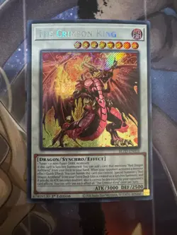 The Crimson King BLZD-EN036 Secret Rare NM-M 1st Edition - Image 1