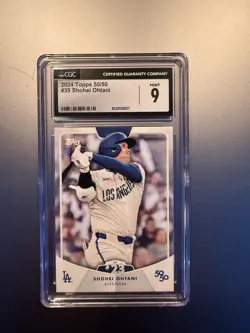 Topps 2024 50/50 Shohei Ohtani #39 Dodgers CGC 9 Mint Graded Card - Image 1