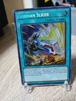 Yu-Gi-Oh! Gordian Slicer ALIN-EN066 Secret Rare 1st ED NM ENG - Image 4