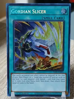 Yu-Gi-Oh! Gordian Slicer ALIN-EN066 Secret Rare 1st ED NM ENG - Image 5