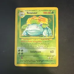 Wizards of the Coast Pokemon TCG Venusaur 15/102 Base Set Holo Rare Unlimited - Image 1