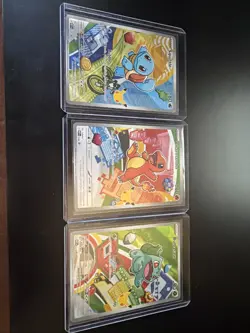 Pokemon First Partner Illustration Collection Series 1 Kanto Gen 1 LOT OF 3 SET - Image 1