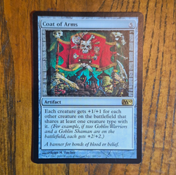 Magic: The Gathering Artifact Coat of Arms Rare Regular Card (NM) 10th Edition - Image 1