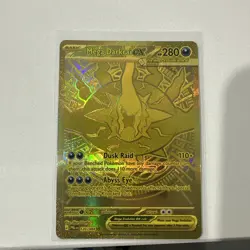 Mega Darkrai EX PBL 120/084 Hyper Rare Gold Full Art Holo Pokemon TCG English - Image 1