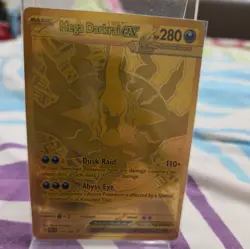 Mega Darkrai EX PBL 120/084 Hyper Rare Gold Full Art Holo Pokemon TCG English - Image 1