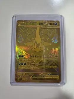 Mega Darkrai EX PBL 120/084 Hyper Rare Gold Full Art Holo Pokemon TCG English - Image 1