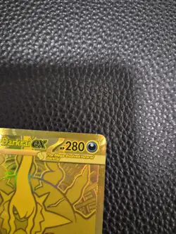 Mega Darkrai EX PBL 120/084 Hyper Rare Gold Full Art Holo Pokemon TCG English - Image 3