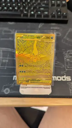 Mega Darkrai EX PBL 120/084 Hyper Rare Gold Full Art Holo Pokemon TCG English - Image 1