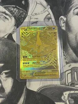 Mega Darkrai EX PBL 120/084 Hyper Rare Gold Full Art Holo Pokemon TCG English - Image 1