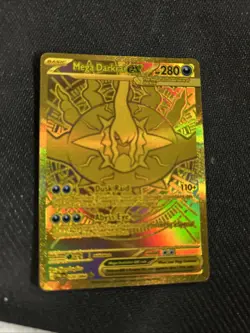 Mega Darkrai EX 120/084 Hyper Rare Gold Full Art Holo Pokemon TCG English 2026 - Image 1