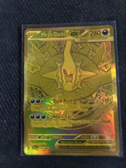 Mega Darkrai EX 120/084 Hyper Rare Gold Full Art Holo Pokemon TCG English 2026 - Image 2