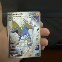 Manectric 089/084 ME Pitch Black Holo Full Art Illustration Rare Pokemon NM-MT - Image 1