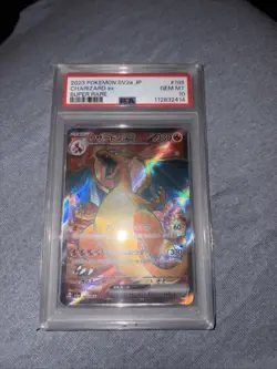 PSA 10 Charizard ex SR Super Rare 185/165 Japanese sv2a Pokemon Card Game 151 - Image 1