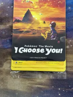 SEALED - Ash's Pikachu I Choose You Movie Promo Set Of 7 SM108-114 Pokemon TCG B - Image 2