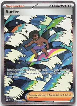Surfer 293/217 Special Illustration Rare Ascended Heroes Pokemon Near Mint - Image 1