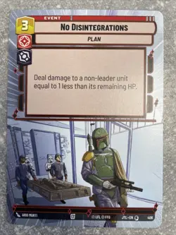 Star Wars Unlimited Jump To Light Speed No Disintegrations Hyperspace Non Foil - Image 1