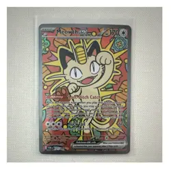 Meowth EX Full Art Rare Holo Pokemon TCG Card 121/088 170 HP PDR 2016 - Image 1