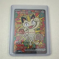 Meowth EX Full Art Rare Holo Pokemon TCG Card 121/088 170 HP PDR 2016 - Image 3
