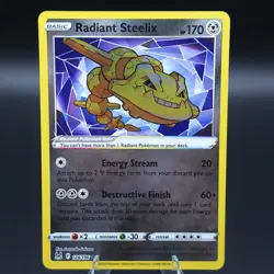 Radiant Steelix - 124/196 Holo (Lost Origin) NM - Pokemon TCG - Image 1