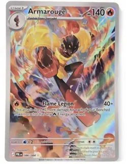 Armarouge 086/084 * Illustration Rare * Pitch Black * Pokemon TCG * M/NM - Image 1