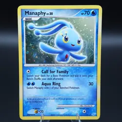 Manaphy - 4/12 Holo (DP Trainer Kit: Manaphy & Lucario) LP - Pokemon TCG - Image 1