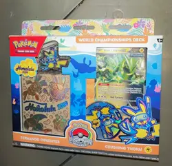 Pokemon TCG World Championships 2024 Crushing Thorn Deck 60 Cards SEALED! - Image 1