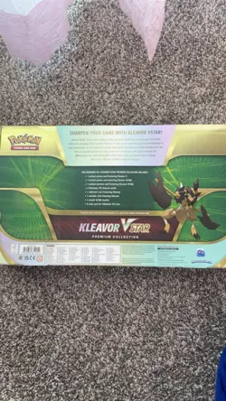 Pokemon TCG Kleavor VSTAR Premium Collection Box 6 Cards Promo Booster 2022 - Image 2
