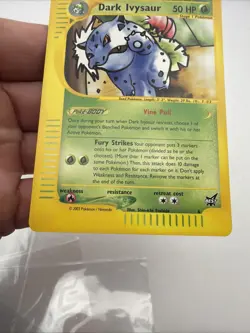 Dark Ivysaur Best Promo #6 LP/NM Pokemon TCG Card - Image 3