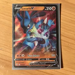 Lucario V 146/264 – Fusion Strike Pokemon Card NM - Image 1