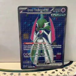 Iron Valiant ex 225/182 SV04: Paradox Rift - Pokemon Card - NM - Image 1