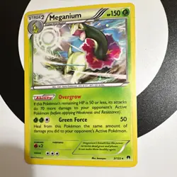 The Pokemon Company Meganium 150 HP 3/122 Breakpoint Holo Rare English 2016 - Image 1