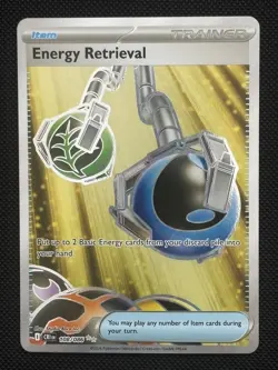 Pokemon TCG Chaos Rising Ultra Rare Energy Retrieval 108/086 UR Holo NM - Image 1
