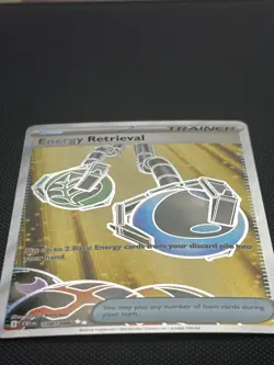 Pokemon TCG Chaos Rising Ultra Rare Energy Retrieval 108/086 UR Holo NM - Image 4