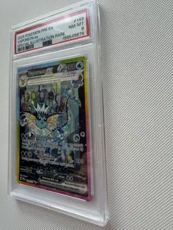 PSA 8 Vaporeon ex 149/131 Special Illustration Rare PRE EN Pokemon Card 2025 - Image 3