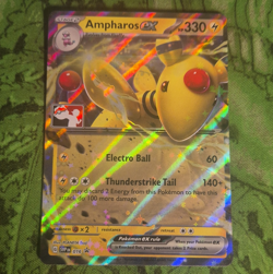 Pokemon TCG Ampharos ex SVP Promo 016 Holo Promo Card Play! stamped - Image 1