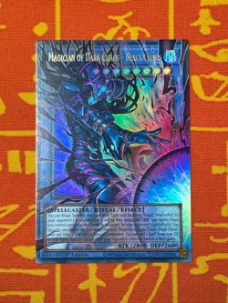 YUGIOH MAGICIAN OF DARK CHAOS - BLACK CHAOS ULTRA RARE EXTENDED ART CORI-EN027 - Image 1