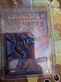 Yugioh! Magician Of Dark Chaos - Black Chaos Extended Art Ultra Rare CORI-EN027 - Image 1