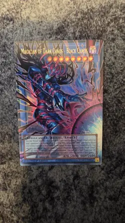 Magician of Dark Chaos - Black Chaos CORI-EN027 Ultra Rare Extended Art YuGiOh! - Image 3