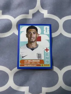 2026 FIFA World Cup Panini Stickers BLUE Jude Bellingham ENG11 - Image 1