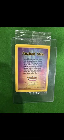 ANCIENT MEW (SEALED) Full-Art Holo Rare Movie Pokemon 2000 Promo - Pokemon Card - Image 1
