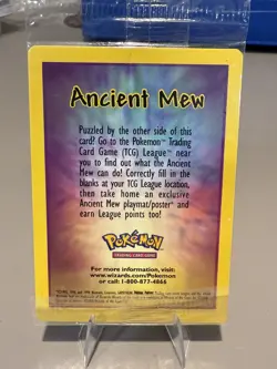 ANCIENT MEW (SEALED) Full-Art Holo Rare Movie Pokemon 2000 Promo - Pokemon Card - Image 1