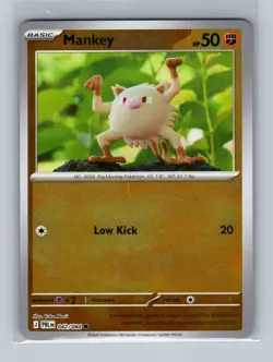 Pokemon TCG - Pitch Black - Mankey (Reverse Holo) - 042/084 - Image 1