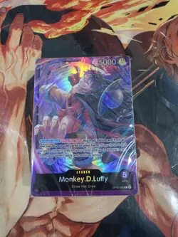One piece TCG Card Monkey D. Luffy L OP05-060 Sealed deck - Image 1