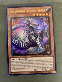 YuGiOh! Mementotlan Tatsunootoshigo MP25-EN294 Ultra Rare 1st Edition Near Mint - Image 1