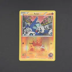Pokemon TCG Team Magma's ARON 12/34 Double Crisis Reverse Holo Common - Image 1