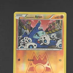 Pokemon TCG Team Magma's ARON 12/34 Double Crisis Reverse Holo Common - Image 5