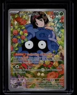Pokemon TCG Erika's Tangela 218/217 Ascended Heroes Illustration Rare NM - Image 1