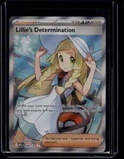 Pokemon TCG Lillie's Determination 169/132 Mega Evolution Ultra Rare NM - Image 1
