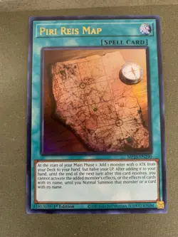 Piri Reis Map - MP25-EN290 - Ultra Rare - 1st Edition Yugioh NM - Image 1